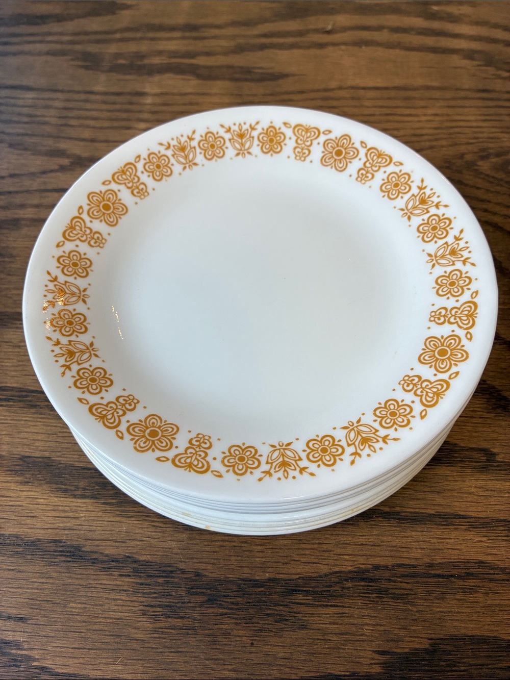 Corelle Butterfly Gold plates